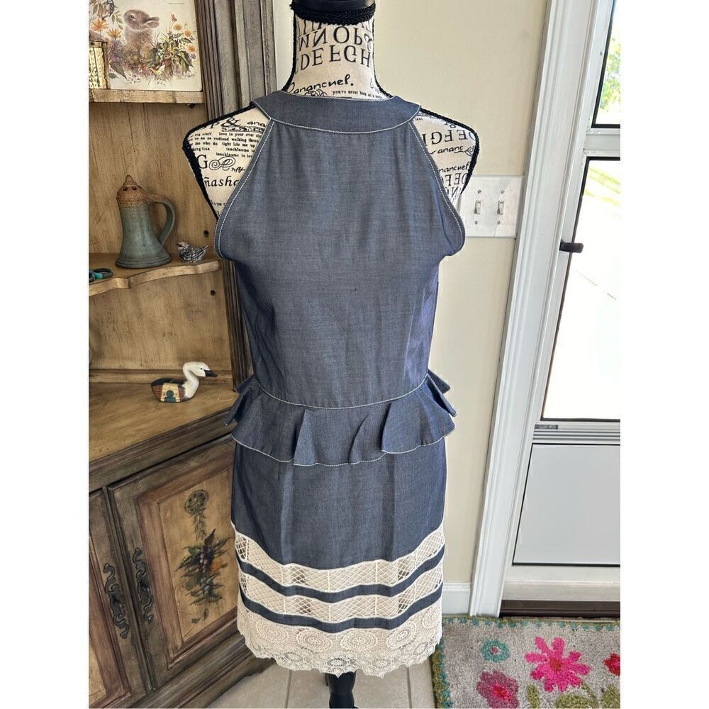 Anna Sui Chambray shift dress - Picture 8 of 8